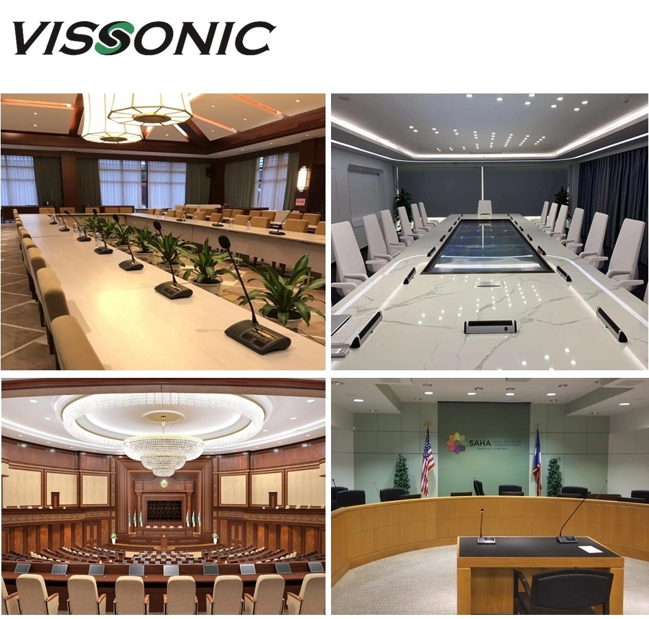 Vissonic Full Digital Simultaneous Interpretation IR Language Distribution System 64 Channels Interpreter Desk