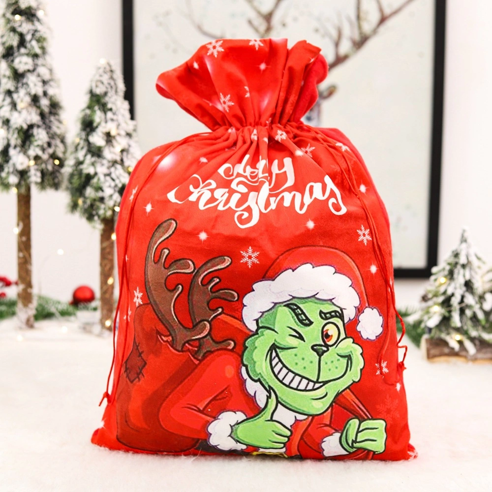 Cross-Border New Christmas Grinch Grinch Table Flag Restaurant Living Room Scene Atmosphere Decoration Supplies