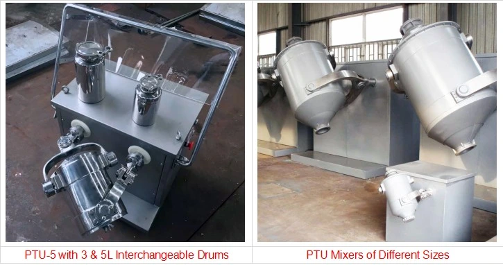 Stainless Steel Automatic Pharmaceutical 3D Powder Mixer