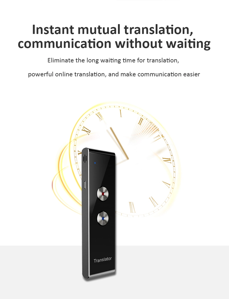 T8 96 Languages Intelligent Learning Machine Translator Bluetooth Multi Language Translator Voice Translator Stick Translator