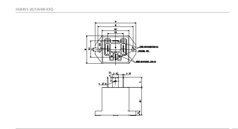 Hsr4V1-20 Environment-Friendly Voltage Relay Contactor