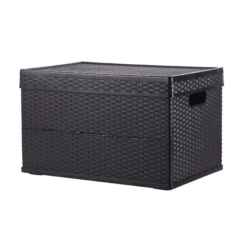 Wholesale Price PP Rattan High Load Bearing Foldable Camping Storage Box