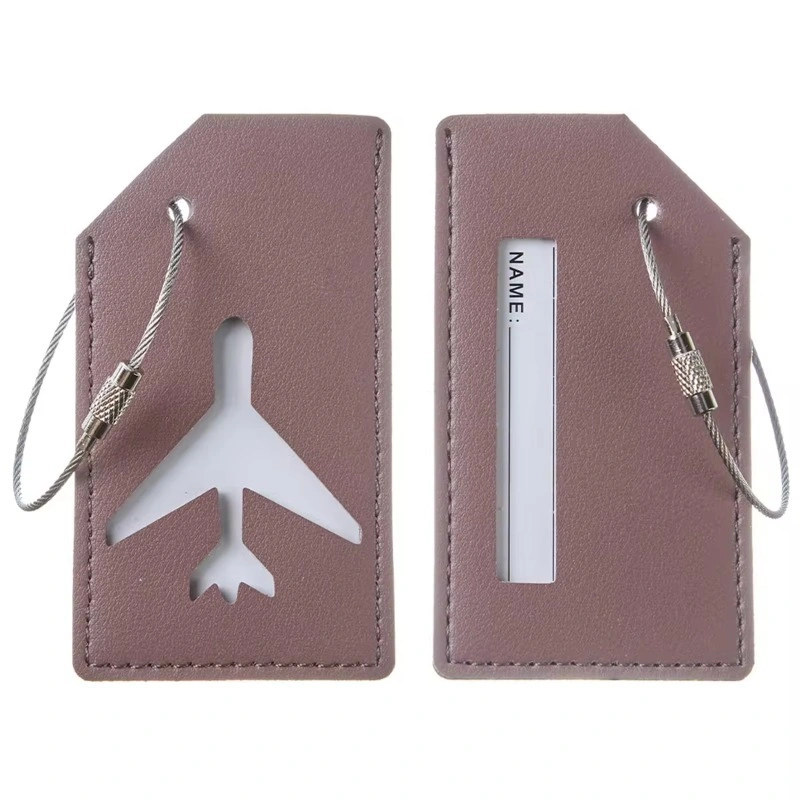 Promotional Wholesale Price Luxury Travel Accessories Airplane Leather Passport Holders