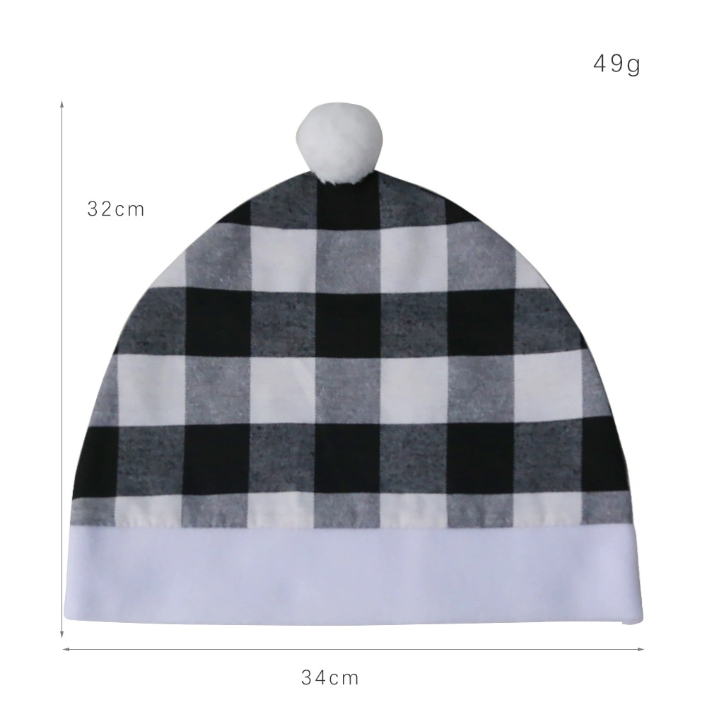 Christmas Decoration Supplies Thickened Plaid Car Cushion Seat Back Cover Holiday Scene Decoration