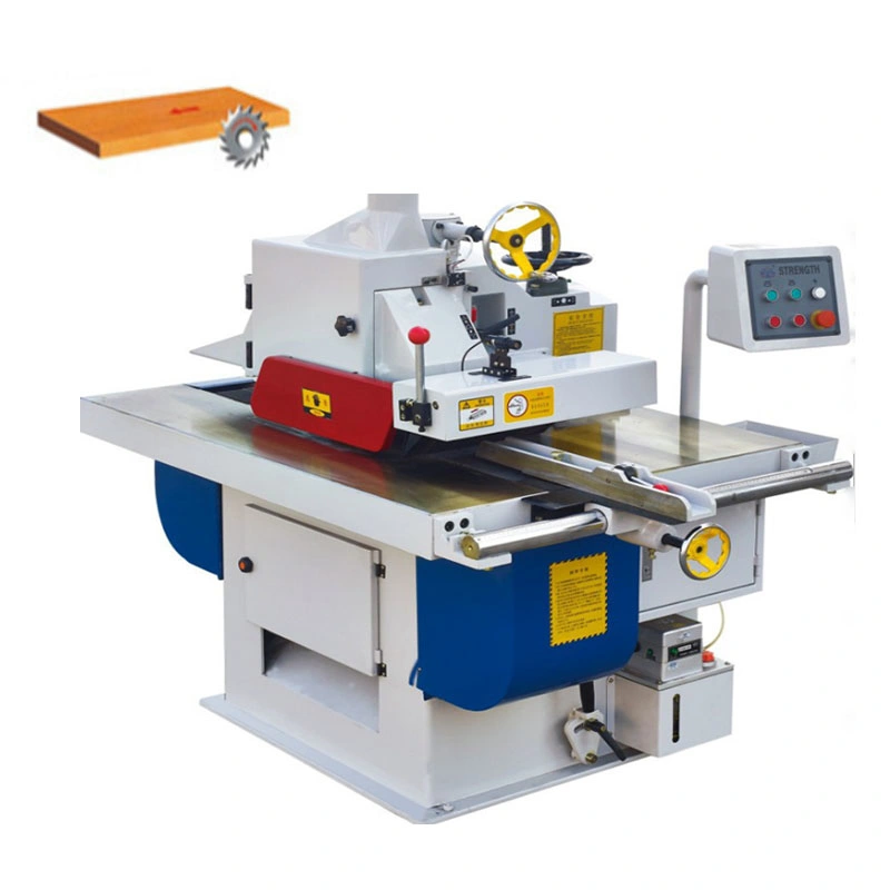 Mj153 Woodowoking Straight Line Single Blade Rip Saw Wood Cutting Machine