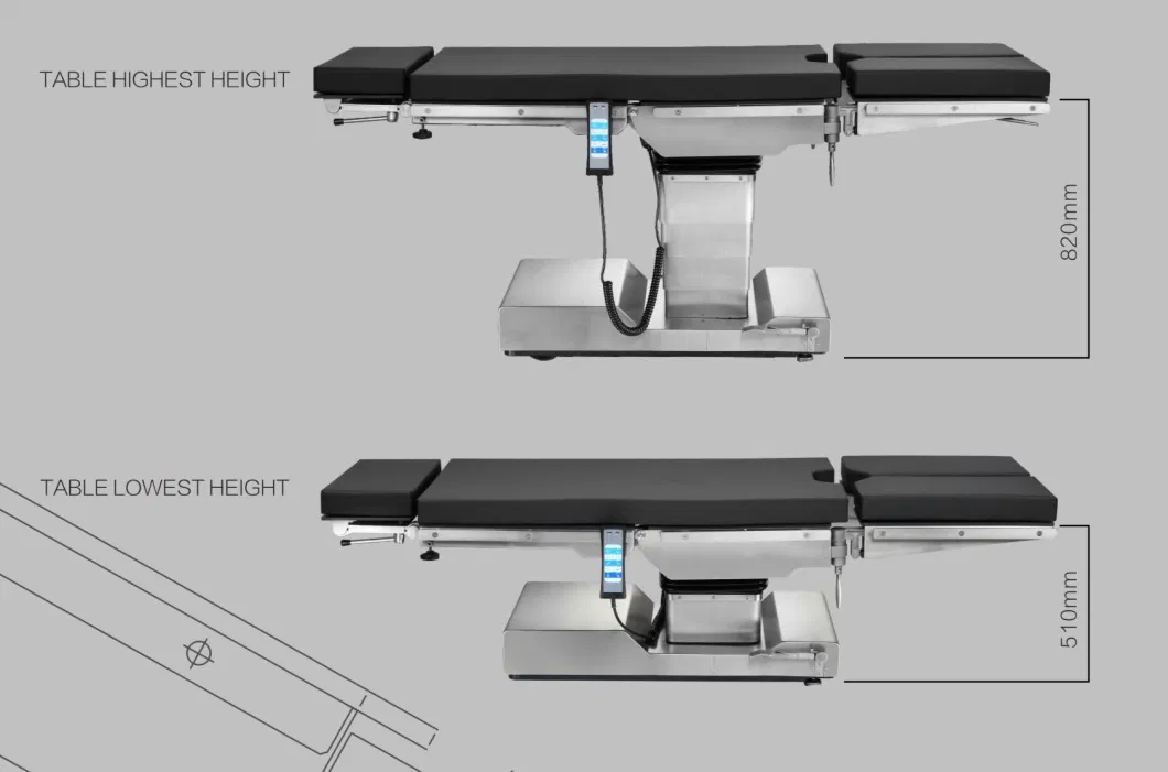 Fye300c Electrical Surgical Table Mechanical Operating Theatre Table