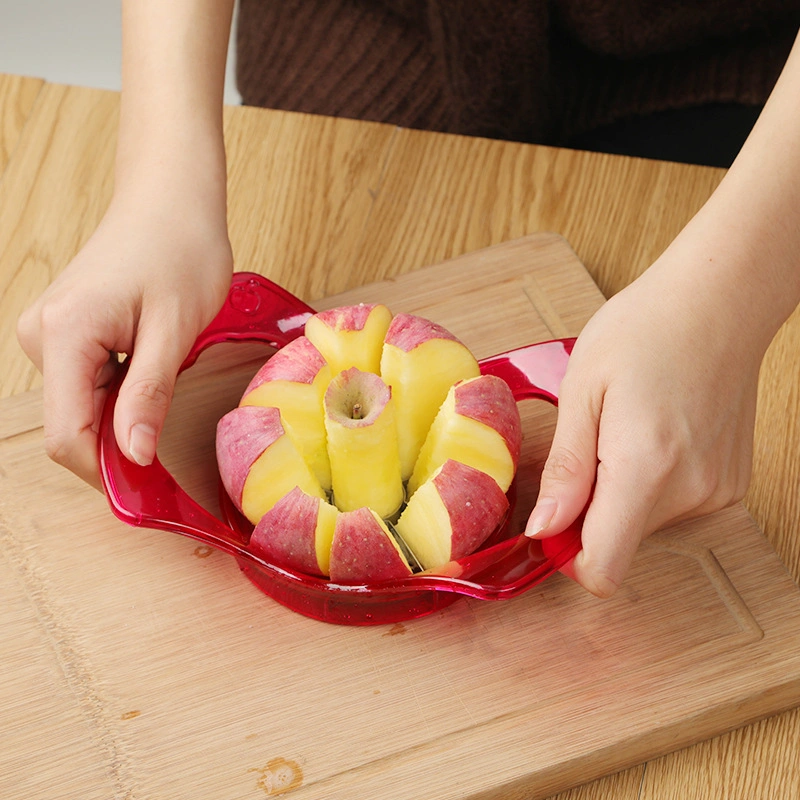 Thin Apple Slicer and Corer Attached Safety Cover Classic Fruit Slicer