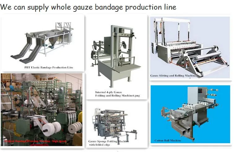 Absorbent Gauze Roll Weaving Machine Lap Sponge Folding Packing Machine