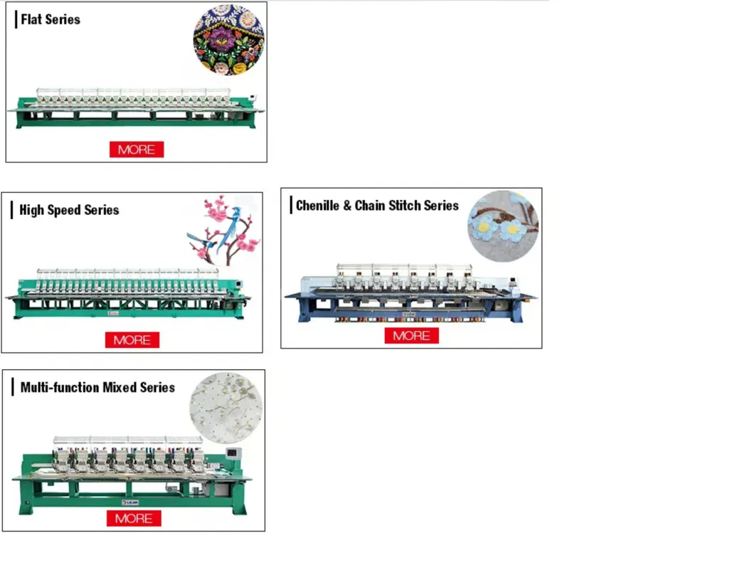 Best Price 4 Head Embroidery Machines for Garment