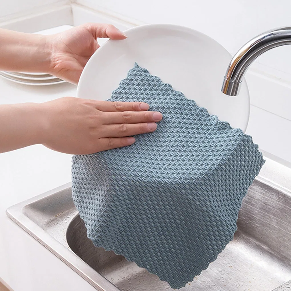 Super Absorbent Anti-Grease Microfiber Washing Towel Wiping Cleaning Cloth