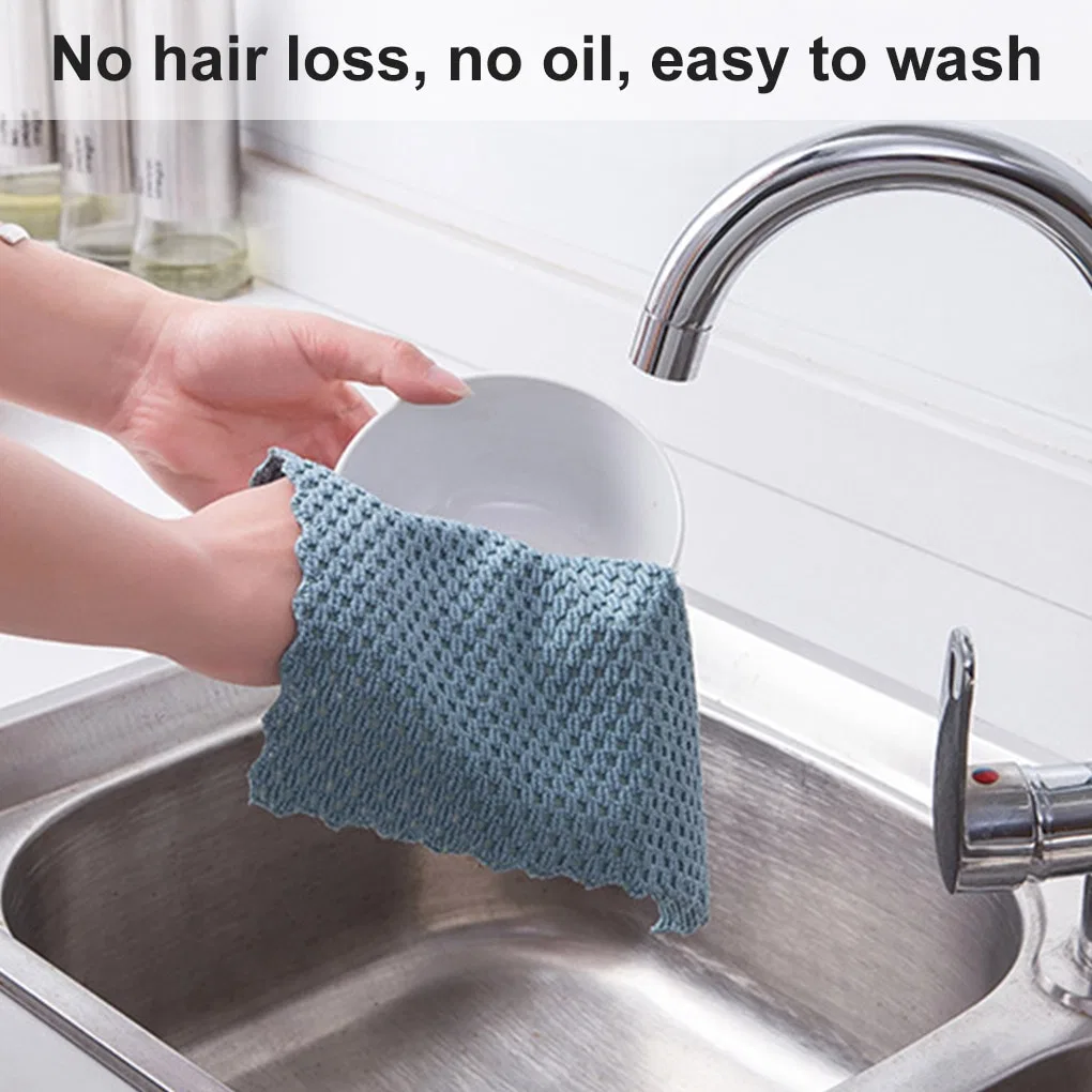 Super Absorbent Anti-Grease Microfiber Washing Towel Wiping Cleaning Cloth