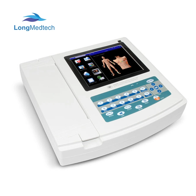 ECG1200g CE Touch Screen 12 Channel ECG Electrocardiogram Machineecg Machine