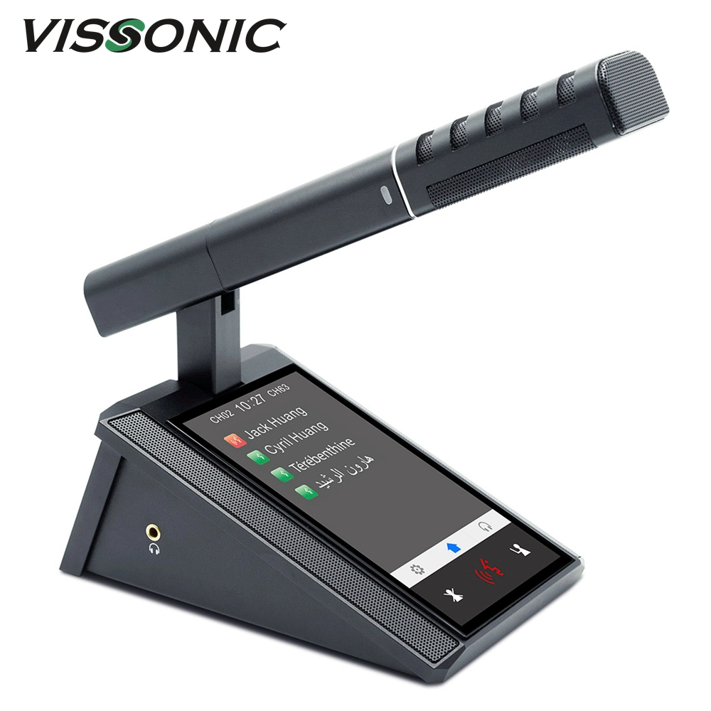 Voice Conferencing System Digital Microphone Voting Translation Channel IC Card Identification