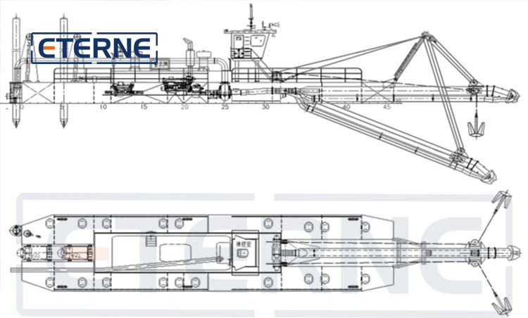 Fully Hydraulic River Bottom Sludge Cleaning Equipment