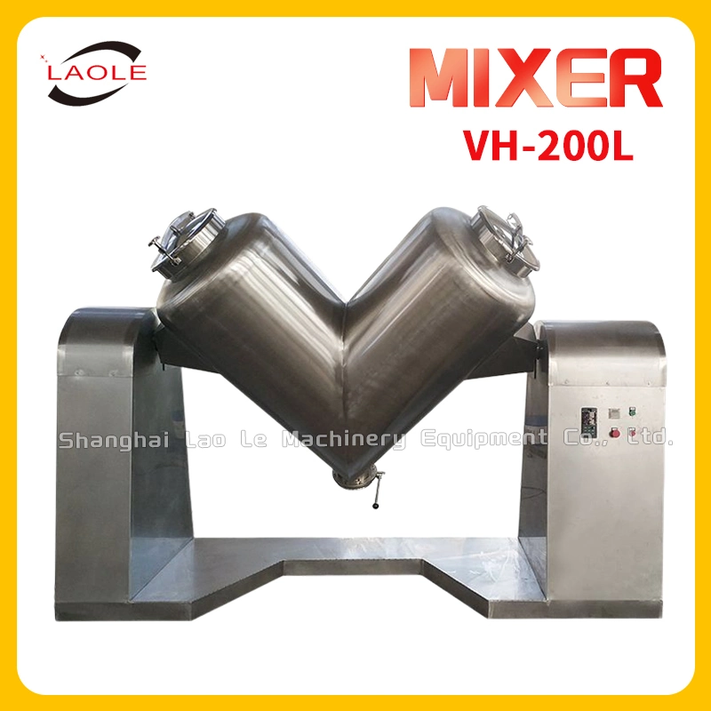 Vh-200 Manufacturing Machinery Pharmaceutical V Type Powder Mixing Blending Mixer Machine