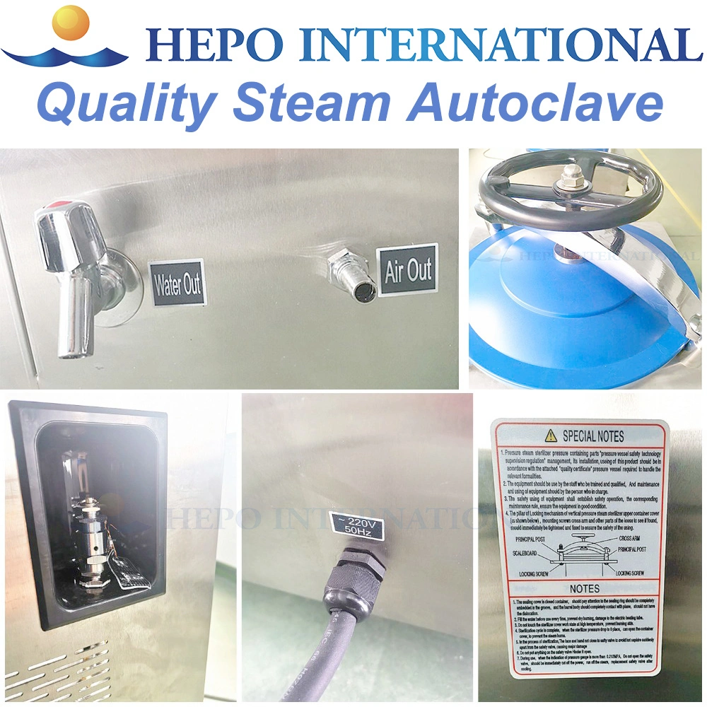 High Speed 304 Stainless Steel High Pressure Steam Sterilizer Autoclave