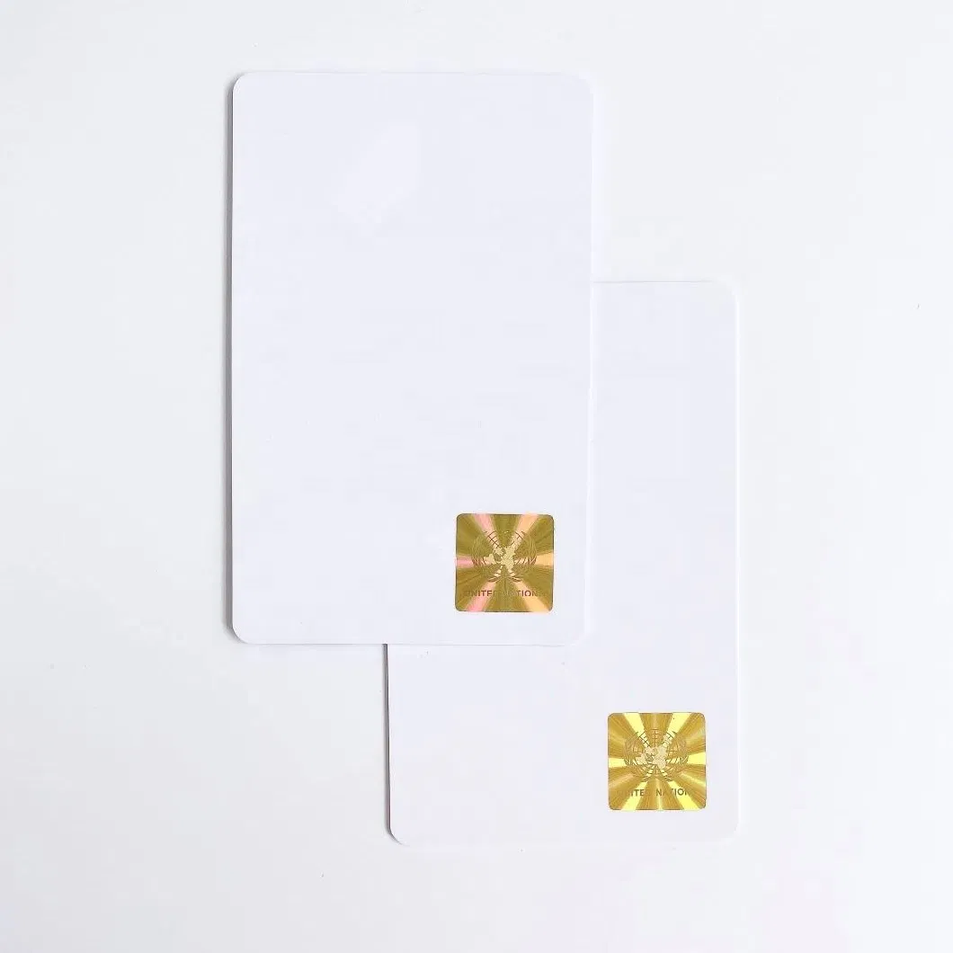 High Quality Anti-Counterfeit Laser Sticker Blank Magnetic Stripe Card