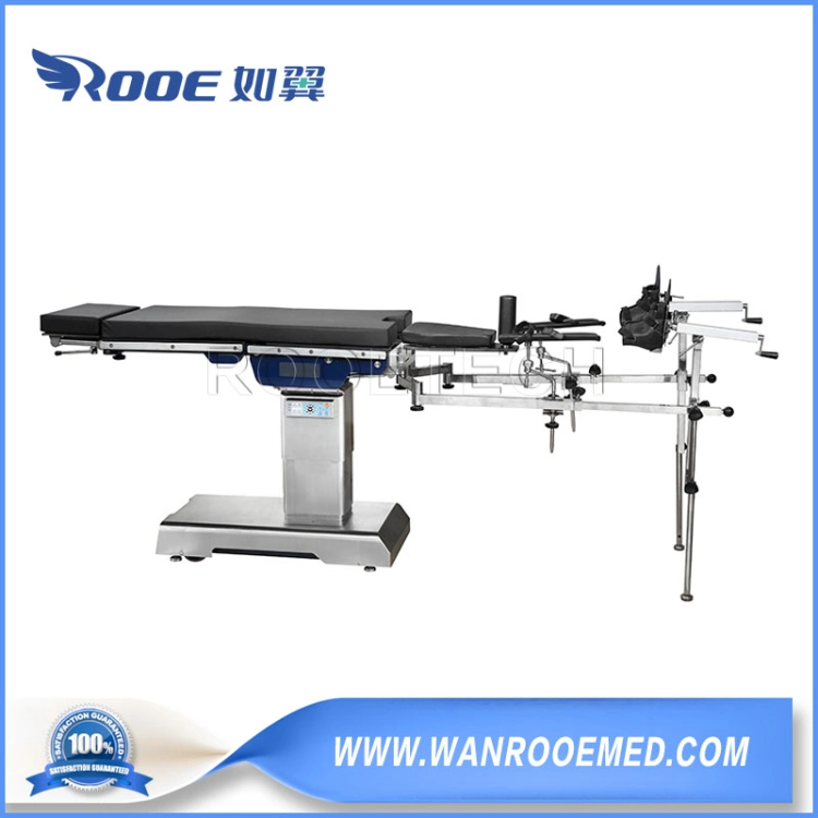 Medical 300kgs Loading Double Control System Electro-Hydraulic Operating Table with Translation