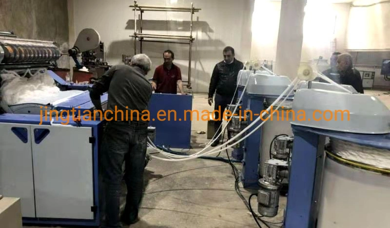 White Medical Absorbent Cotton Ball Making Machine