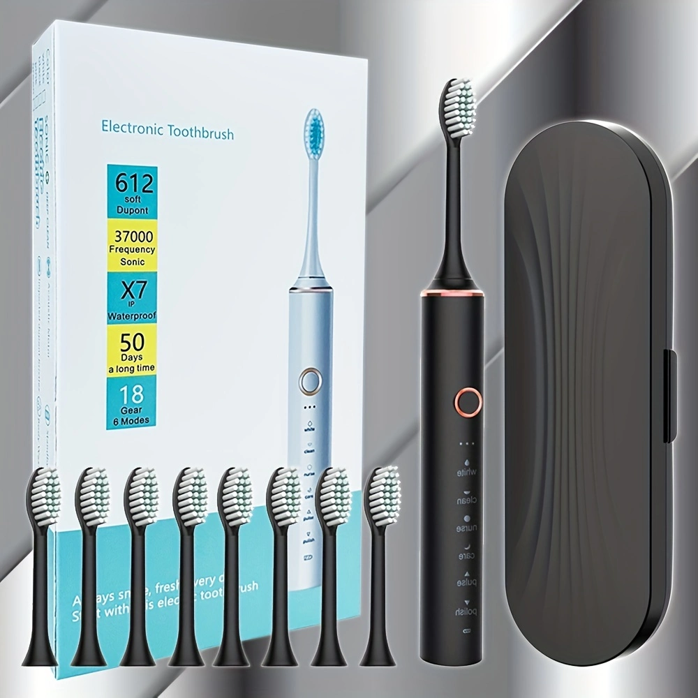 Sonic Electric Toothbrush with 5 Oral Cleaning Modes Ipx7 Soft Bristles