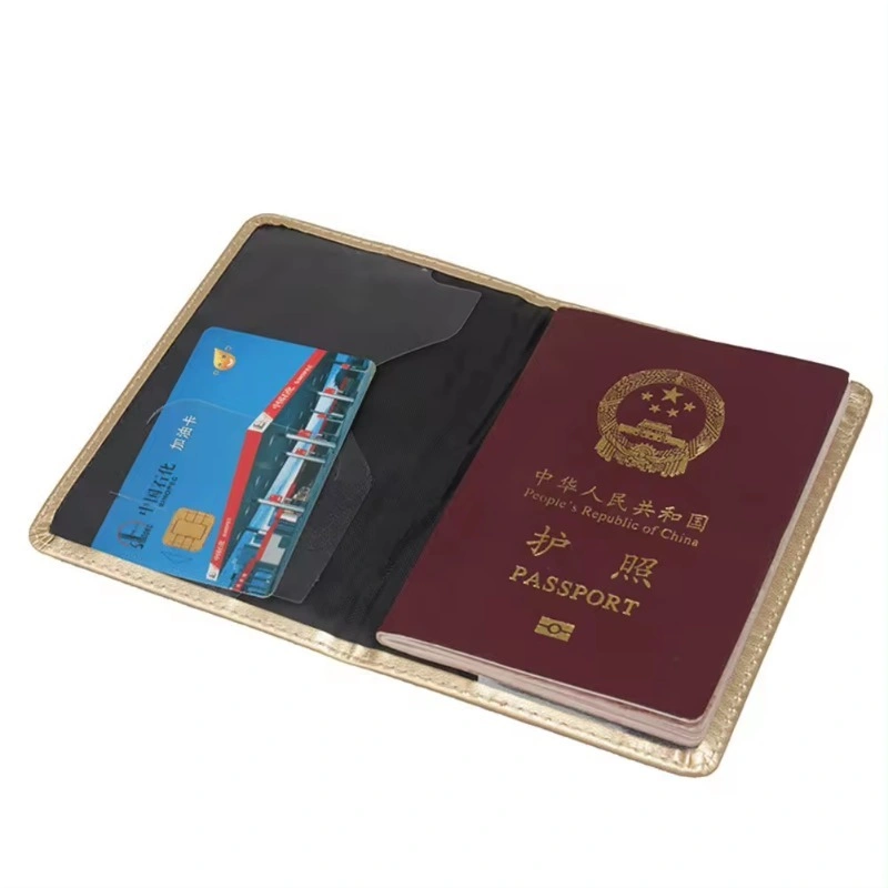 Promotional Wholesale PU Leather Card Holder Wallet Case Passport Holder