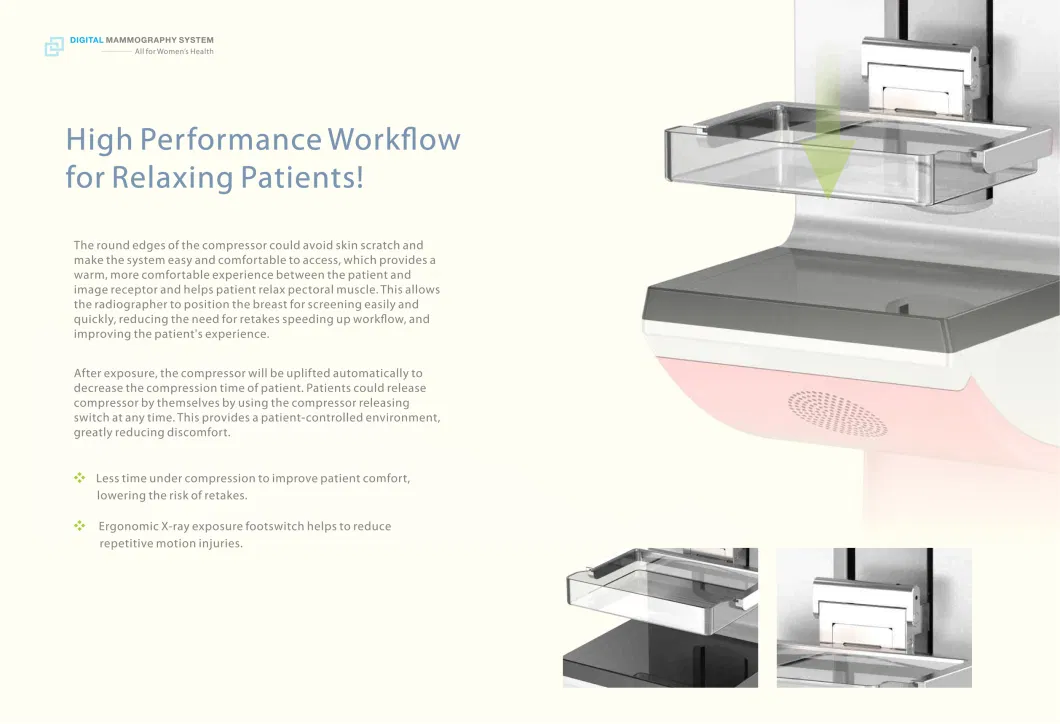 Mammography Xray X-ray Equipments Foinoe High Performance X-ray Tube Medical X-ray Machine