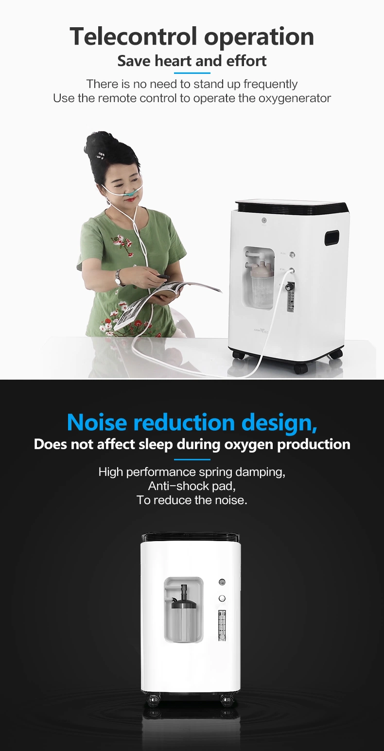 Price of Mini Portable Oxygen Concentrators Medical Generator for Household Use in Hospitals and Institutions