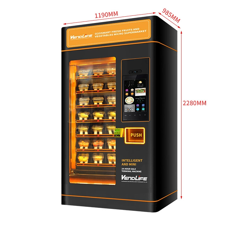 Vendlife Cold Food and Drinks Japanese Vending Machine with Touch Screen