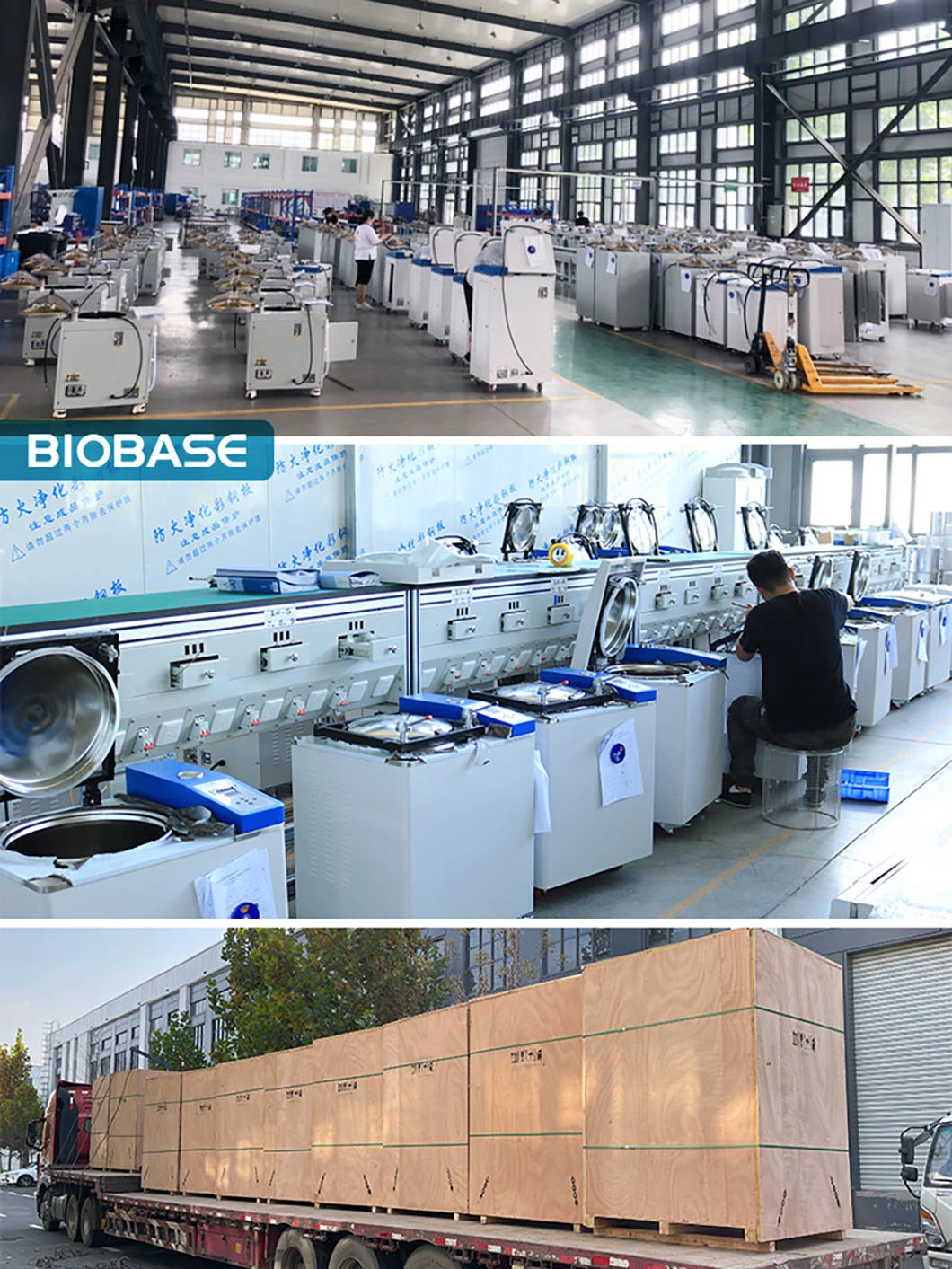 Biobase 50L LED Vertical Autoclave for Lab