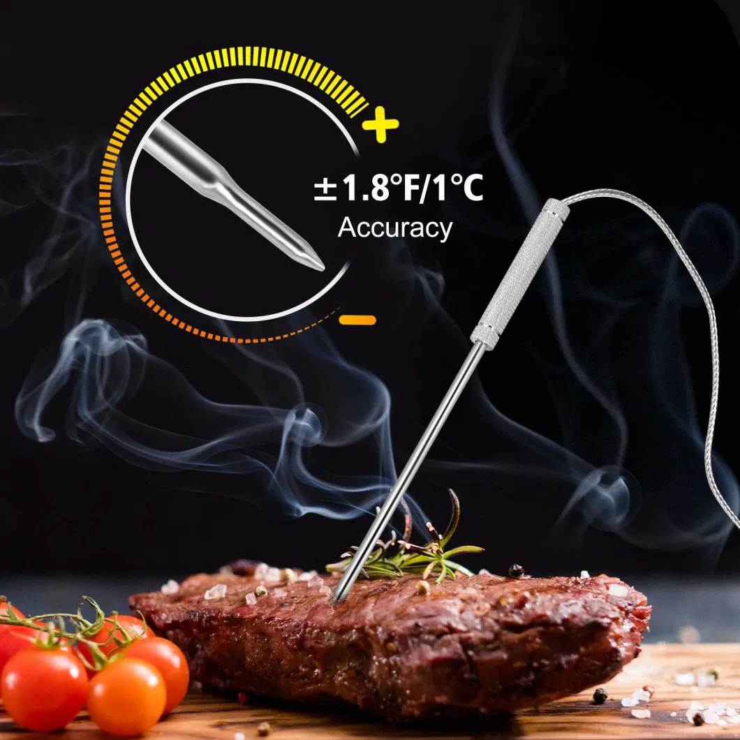 Wireless Meat Thermometer Grilling Smoking Kitchen Food Cooking Candy Thermometer