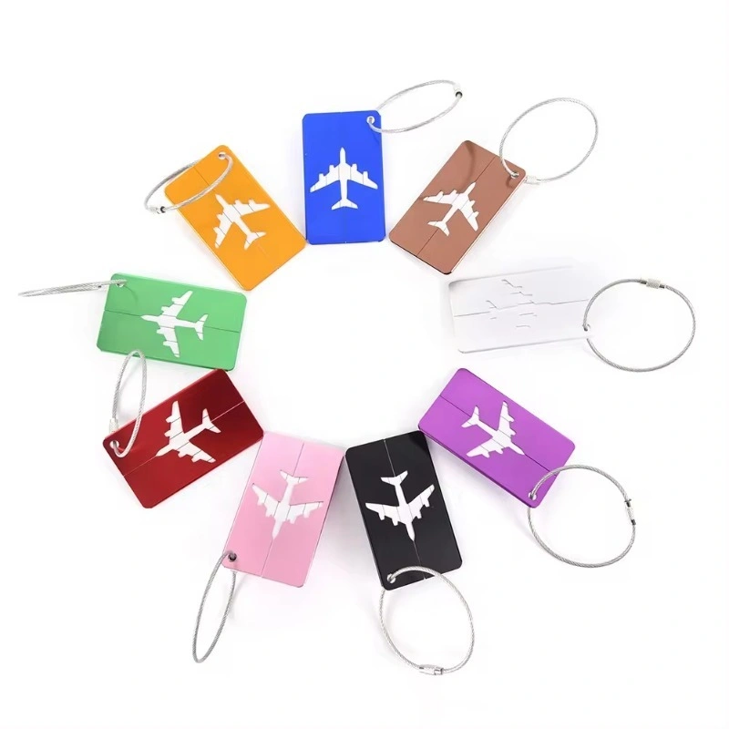 Promotional Alloys Luggage Tags Airline Luggage Tag Roll Printing Metal Luggage Tags