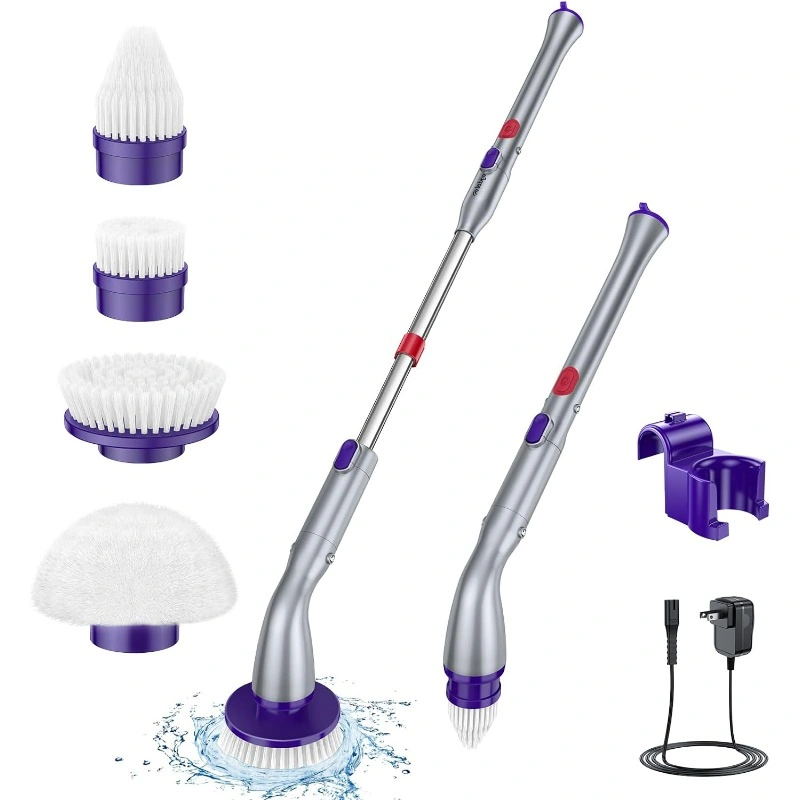 Promotional Factory Price Handle Electric Spin Scrubber Cordless Replaceable Cleaning Brushes