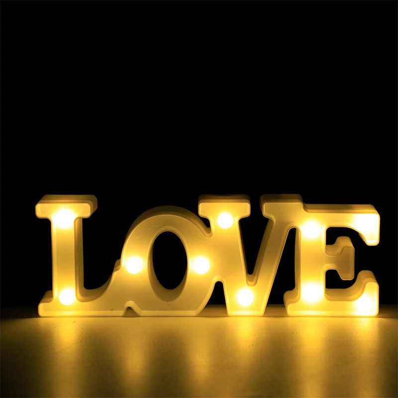 LED Color Lights Letter Lights Proposal Package English Happy Birthday Night Light