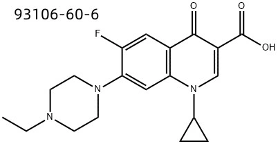 Veterinary API Higher 99% Assay GMP Quality Enrofloxacin CAS 93106-60-6