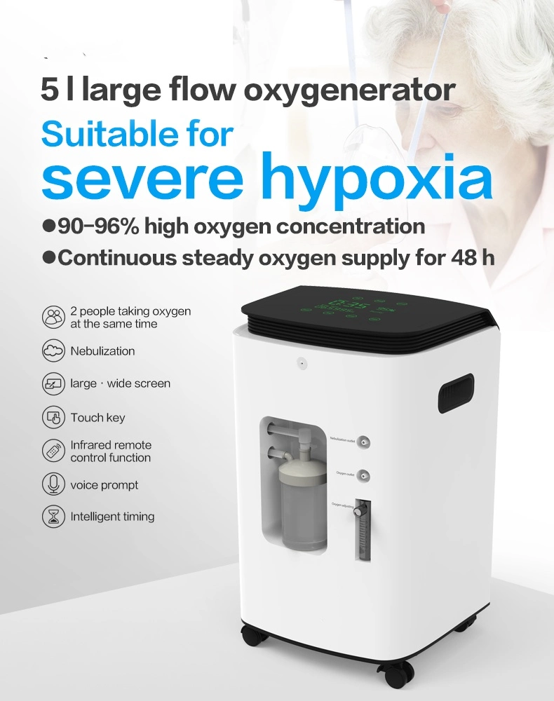 Price of Mini Portable Oxygen Concentrators Medical Generator for Household Use in Hospitals and Institutions