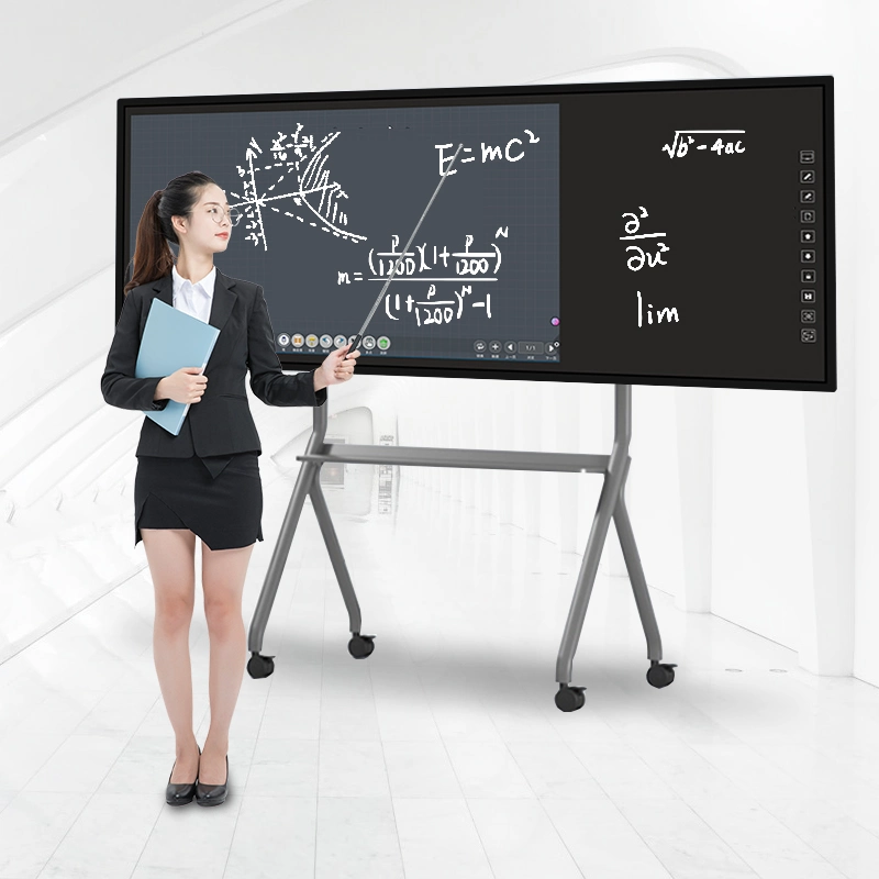 The Auto Show Shows Smart Whiteboard Demonstration Plus Writing Translation Remote Video Smart LED TV 77/94 Inch Factory Prices