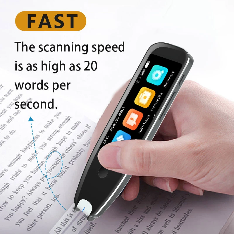 S10 3.46-Inch Large Screen Electronic Dictionary 134 Languages Smart Translator Portable Scanning Translation Pen