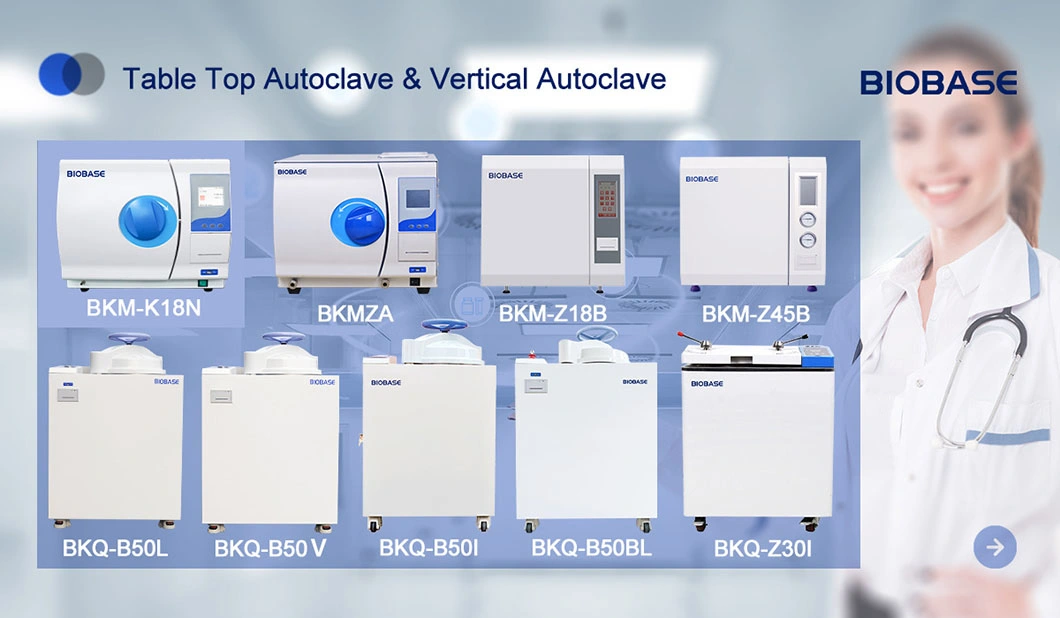 BIOBASE 50L autoclave sterilizers Class B Vertical Autoclave