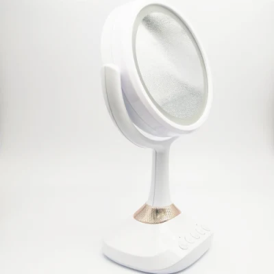 Double Sides Round! X/5X Magnifying Cosmetic Desktop LED Makeup Mirror with USB