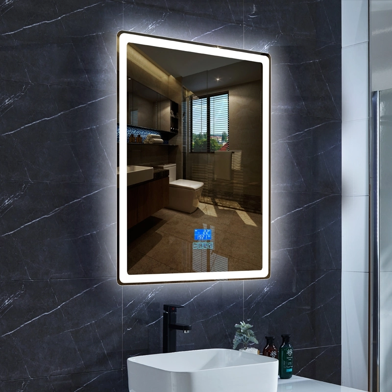 Smart LED Mirror for Home Decoration with Bluetooth and Touch Sensor