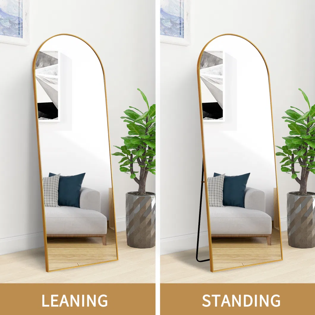 Full Length Black Standing Mirror