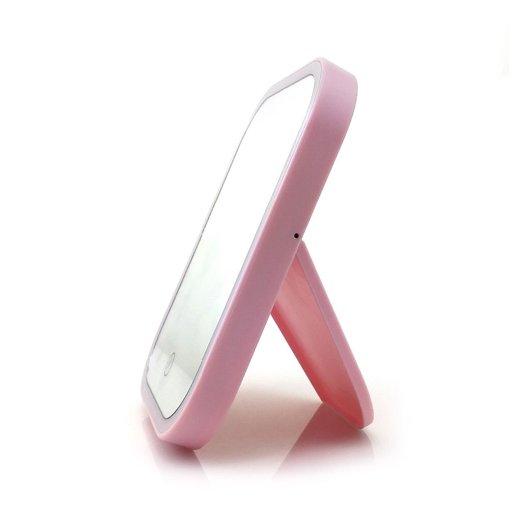 Plastic Desktop Table Folding Cosmetic Makeup Lighted LED Makeup Mirror