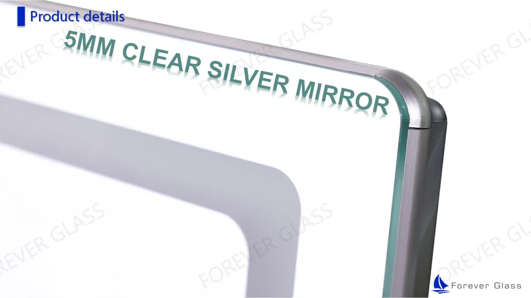 Decorative House Decor Wall Floor Mirror High Quality Washroom Full Length Salon Size Silver Glass