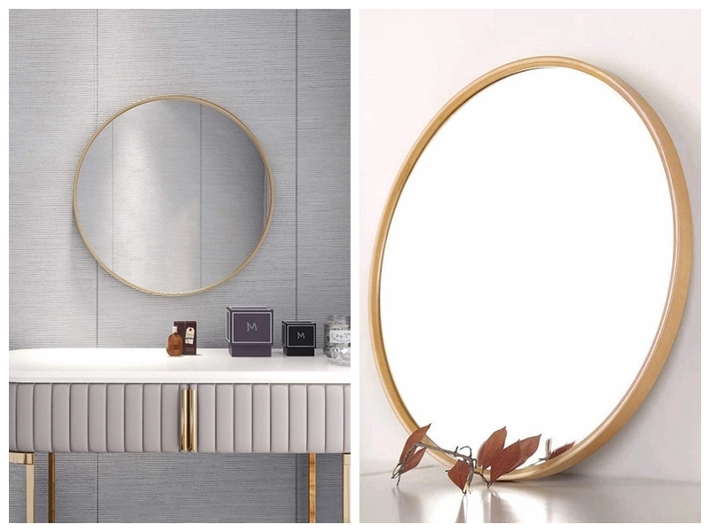 Aluminum Framed Mirror Wall Mounted Mirror Washbasin Mirror for Northern Europe Decoration