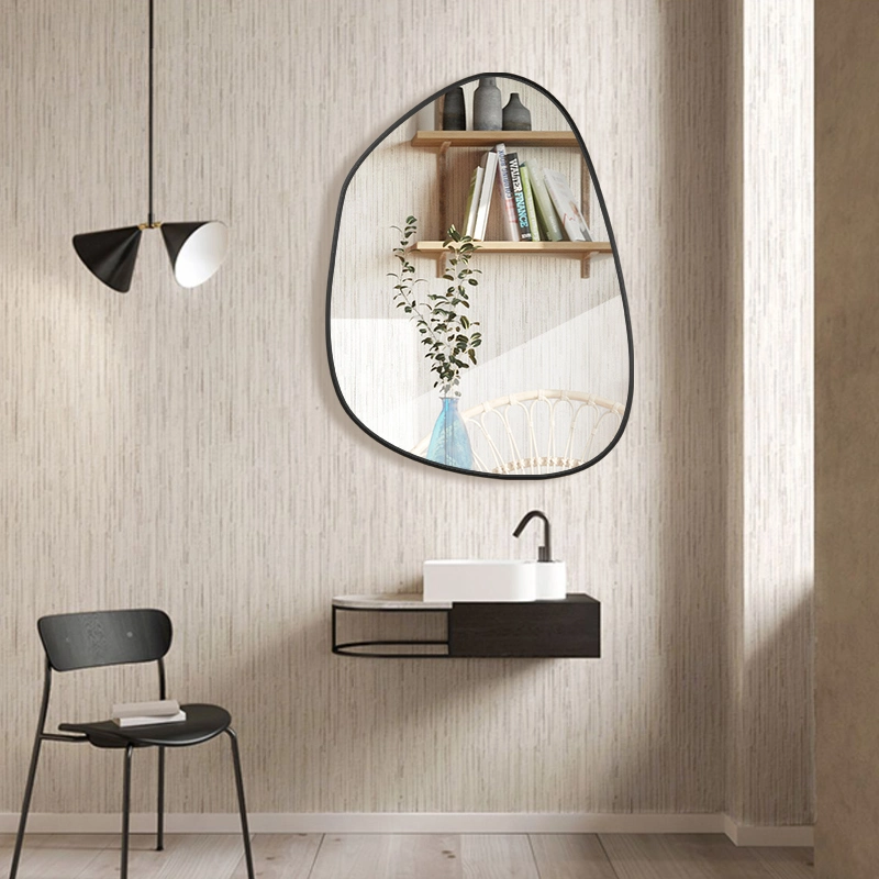 Environmental Mirror Explosion-Proof Full Body Metal Frame Wall Mirror Full Length Floor Bathroom Mirror