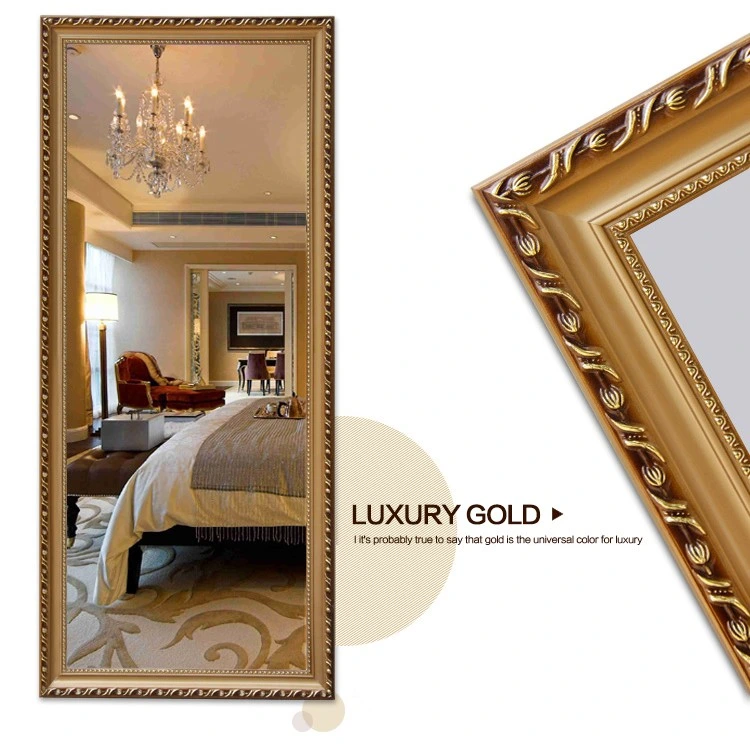 Hot Sale Rectangular Framed Anti-Explosion Floor Full Length Standing Mirror