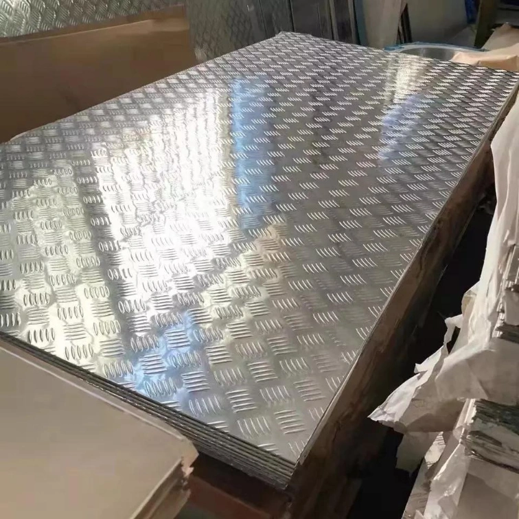 Wholesale Good Quality 8X4 08mm Checkered Plate Aluminium Sheet Price 1000 3000 5000 Series Aluminum Diamond Plate for Flooring