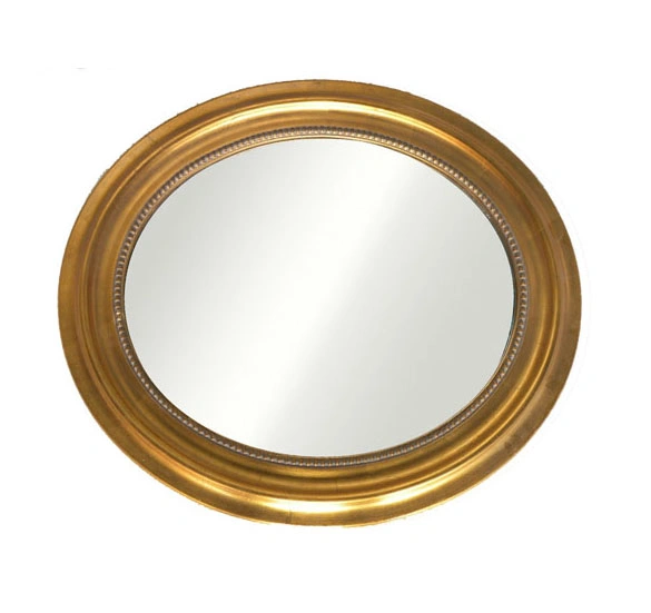 Oval Wooden Mirror Frame Home Decoration Dressing Mirror Bathroom Mirror