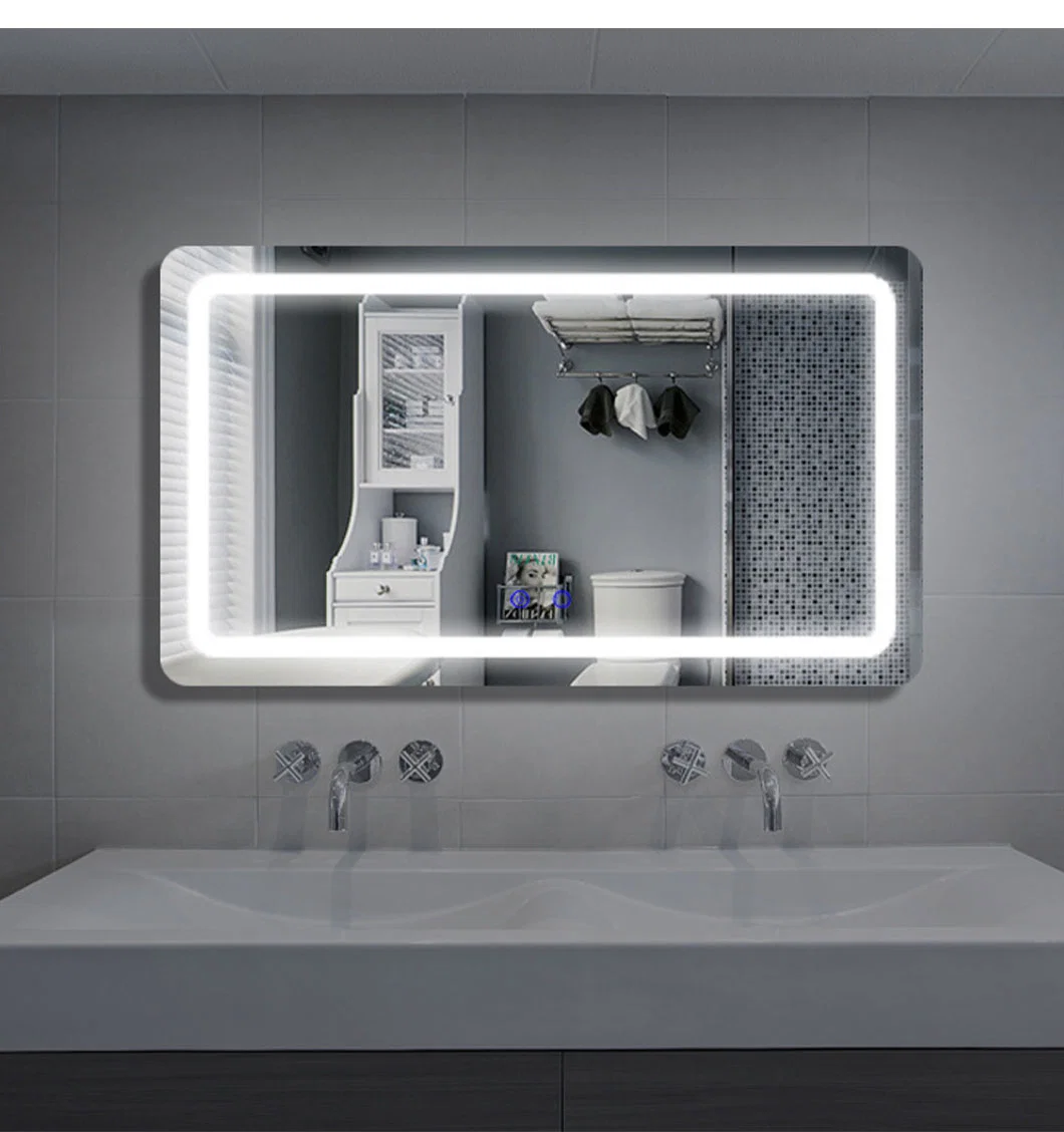 Best Selling Product New Arrival Black Round Hotel Bathroom Mirror