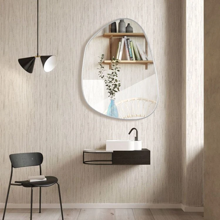 Environmental Mirror Explosion-Proof Full Body Metal Frame Wall Mirror Full Length Floor Bathroom Mirror